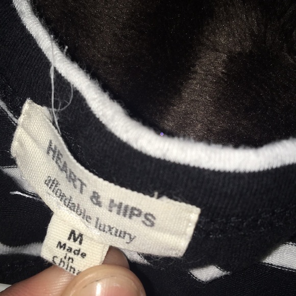 black and white striped dress - Picture 2 of 3